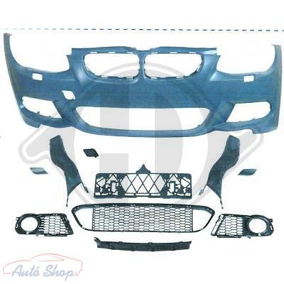 BMW E92 Coupé/E93 Cabrió LCI M-Packet első lökhárító szett 2010-2014