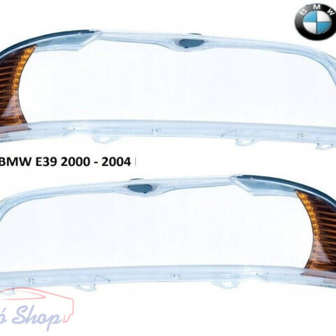 BMW E39 első lámpa búra szett sárga indexes 2000-2003