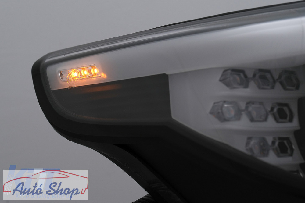 BMW E60/E61 fekete CCFL Angel Eyes LED halogén első lámpa pár F10 Optik 2003-2007 - Image 2