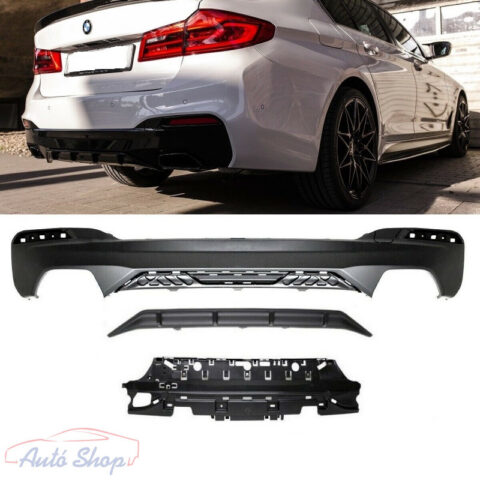 BMW G30/G31 M-Performance fényes fekete hátsó diffúzor