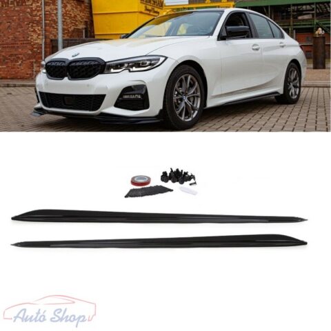 BMW G20/G21 M-Performance Style fényes fekete küszöb spoiler szett