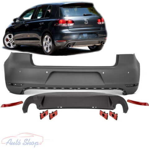 VW Golf 6 GTI Style Twin PDC hátsó lökhárító