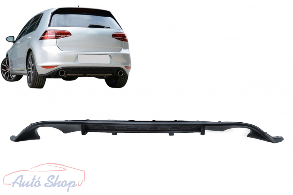 VW Golf MK7 GTI Design hátsó lökhárító toldat 2013-2016