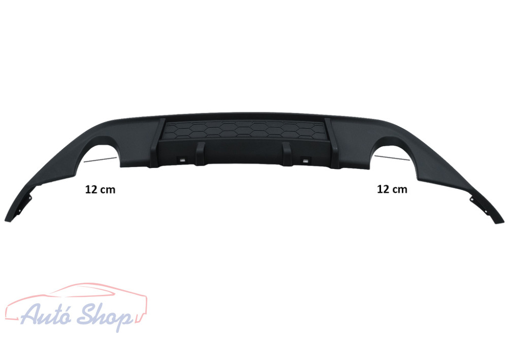 VW Golf MK7 GTI Design hátsó lökhárító toldat 2013-2016 - Image 3