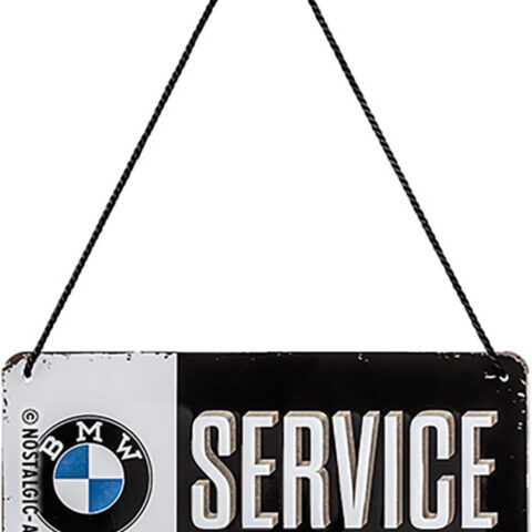 BMW Nostalgic Art fémplakát 10×20 cm dombornyomott