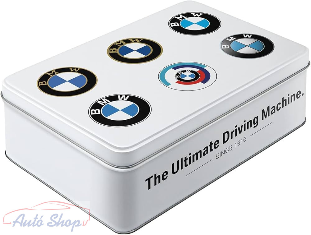 BMW Logo Evolution fém tárolódoboz (Nostalgic Art 30756)