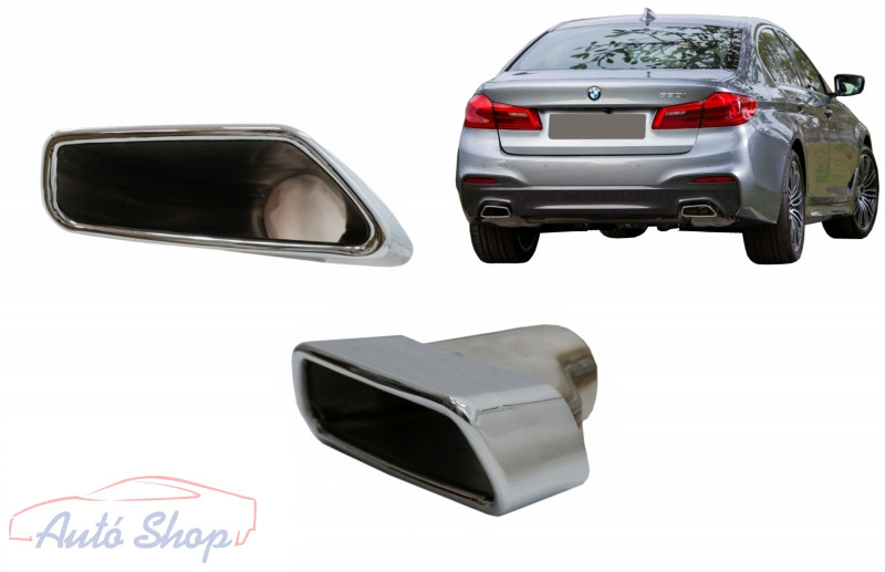 BMW G30/G31/G38/G32 M-Tech Sport Performance kipufogóvég pár 2016-2020