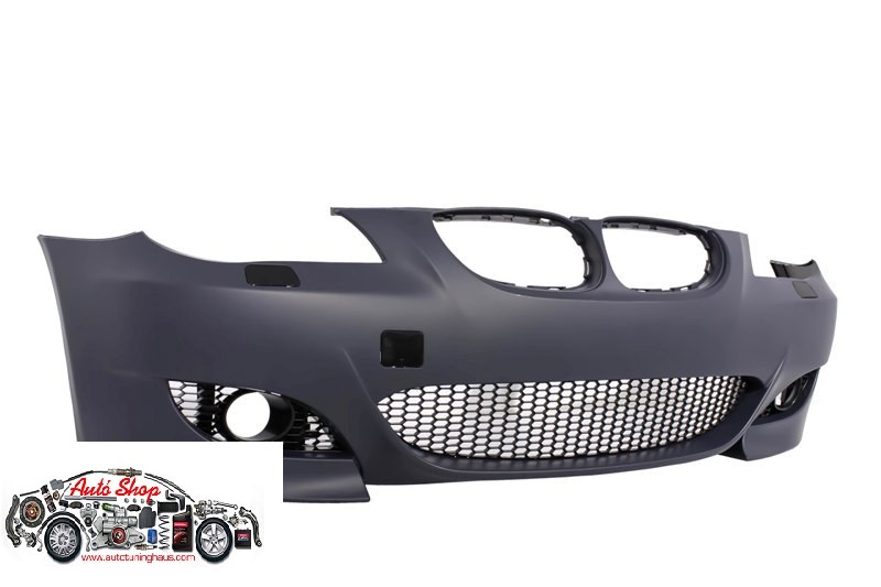 BMW E60/E61 M5 Style első lökhárító lippe toldat szett 24mm PDC - Image 2