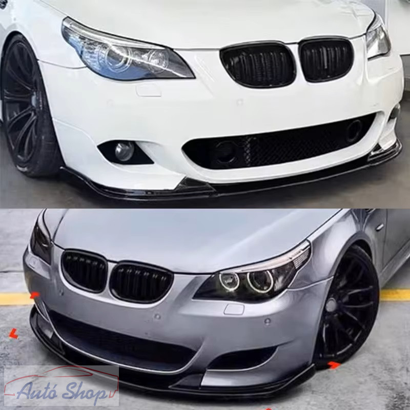 BMW E60/E61 M5 Style első lökhárító lippe toldat szett 24mm PDC - Image 6