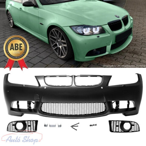 BMW E90/E91 M3 Style első lökhárító szett PDC + SRA 2004-2008