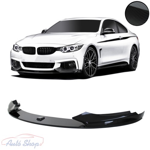 BMW F32/F33/F36 Carbon M-Performance első lökhárító toldat