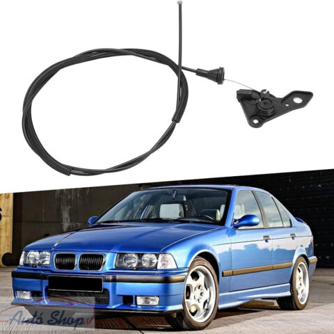 BMW E36 motorháztető nyitó Bowden kábel (utastér-motortér)