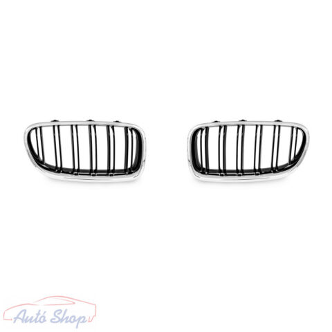 BMW F10/F11 hűtőrács vese króm/fekete M4 Style