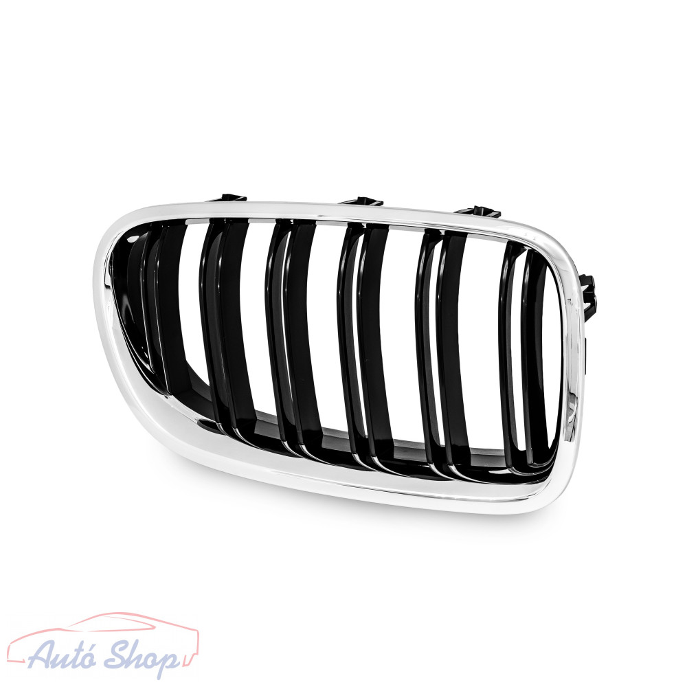 BMW F10/F11 hűtőrács vese króm/fekete M4 Style - Image 2