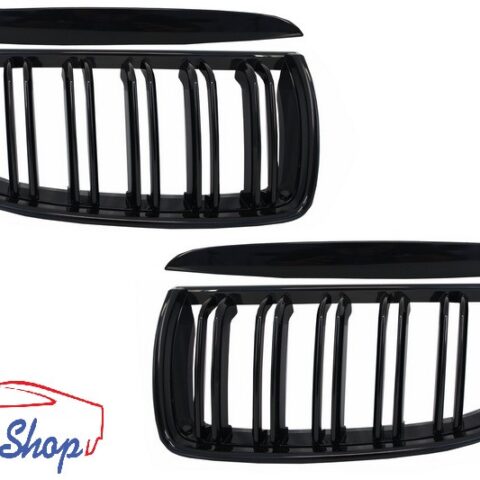 BMW E90/E91 M4 Style fényes fekete hűtőrács vese 2005-2009