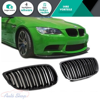 BMW E92/E93 M4 Style fényes fekete hűtőrács vese 2006-2010