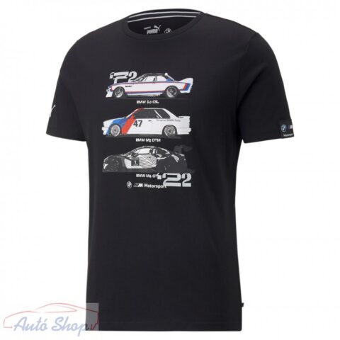 BMW Motorsport MMS autós grafikus férfi póló (536241-01)