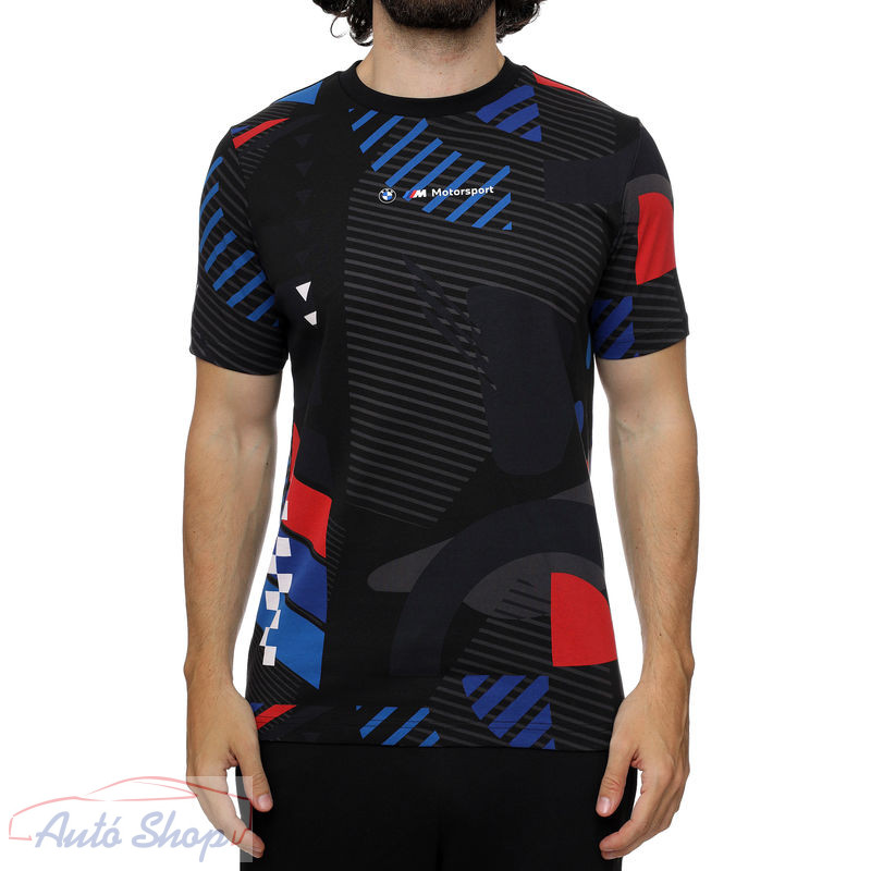 BMW Motorsport MMS AOP TEE férfi rövid ujjú póló (624153-01)
