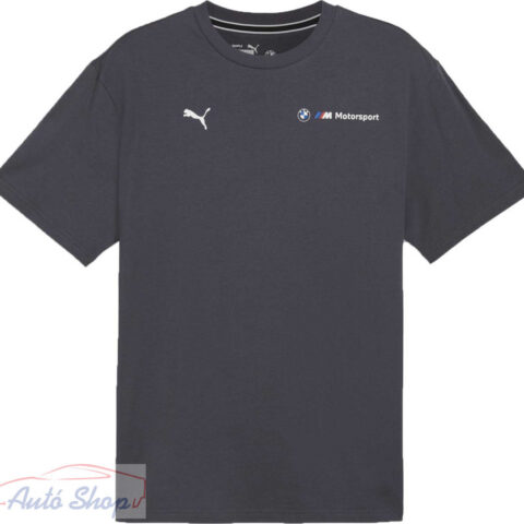 BMW M Motorsport MMS Essentials+ pamutpóló sötétszürke (62750606)