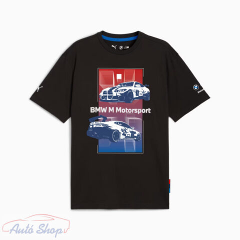 BMW PUMA MMS ESS grafikus férfi póló kerek nyakú (632597-01)