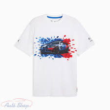 BMW PUMA MMS ESS grafikus férfi póló kerek nyakú (632912-02)