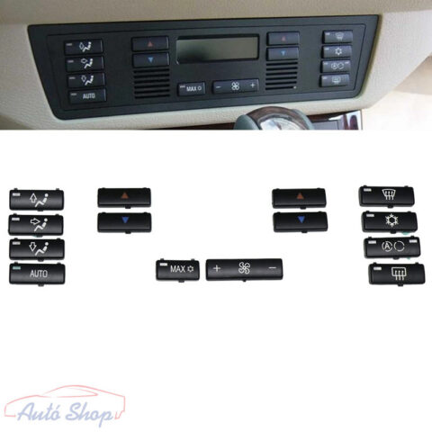 BMW E39/X5 E53/M5 klíma panel gombok készlet 64116924315