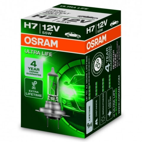 Osram Ultra Life H7 izzó PX26d 55W 3200K (64210ULT)