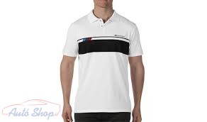 BMW M Motorsport férfi galléros póló fehér (80142461108)