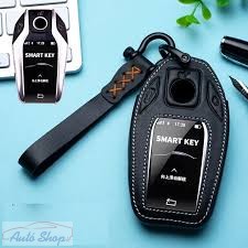 BMW G-széria kocsikulcs tok bőr Display Key