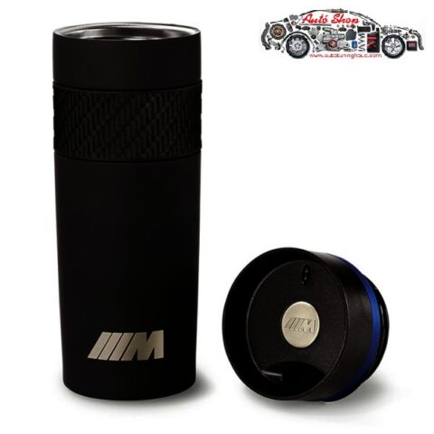 BMW M dupla falú termosz szénszálas mintával 450 ml (80232454742)