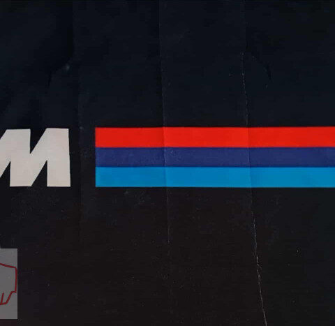 BMW M mikroszálas strandtörölköző fekete/fehér 90×180 cm (80232461137)