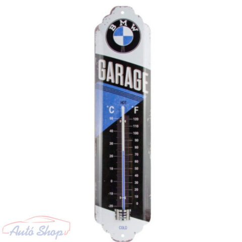BMW Garage fém hőmérő vintage dekoráció (80312)