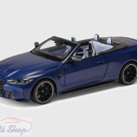 BMW M4 Cabrio 1:18 modellautó kék G83 (80435A51951)