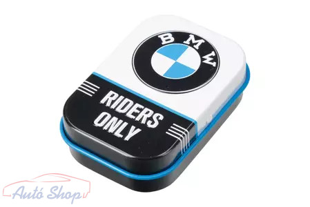 BMW Motorsport Riders Only cukorkás fémdoboz 15g