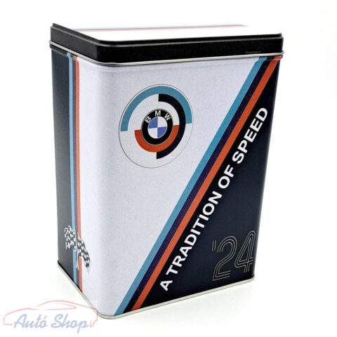 BMW Motorsport „A Tradition of Speed” fém tárolódoboz