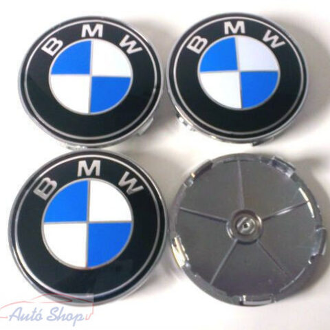 BMW alufelni kupak 60mm kék/fehér (E34/E36/E46/E39/E60/E90/E70/X5)