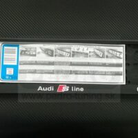Audi 3D rendszámtábla tartó pár (univerzális)