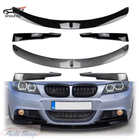 BMW E90 E91 M-Tech Design lakkozott fekete spoiler / légterelő 2004-2010