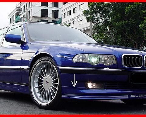 BMW E38 Alpina első lökhárító toldat