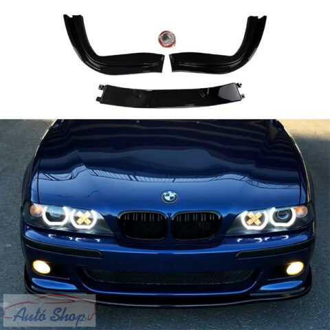 BMW E39 M-Tech első lökhárító toldat fényes fekete (Lip)