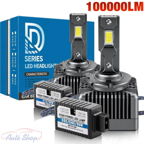 D1S/D1R LED izzó 110W 100000lm CSP chip Canbus 6000K D széria