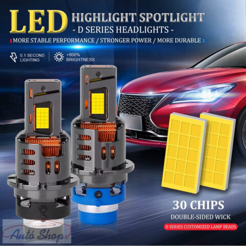 D2S/D2R LED izzó 1200W 400000lm CSP chip Turbo új generációs