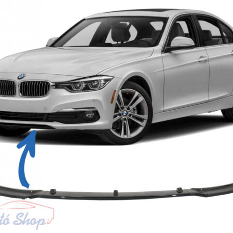 BMW F30/F31 első lökhárító fényes fekete spoiler 2011-2019