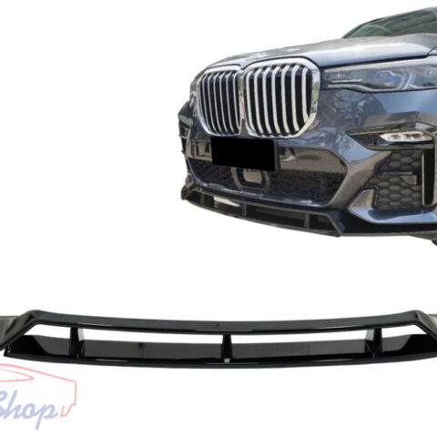 BMW X7 G07 LCI M Sport első lökhárító spoiler fényes fekete 2020-