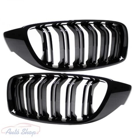 BMW F32/F33/F36 M4 Style hűtőrács vese lakk fekete 2013-2019