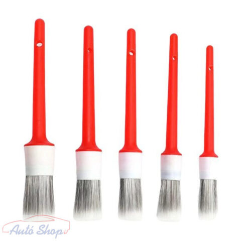Riwax 5 darabos ecsetkészlet piros/fehér 24-21cm