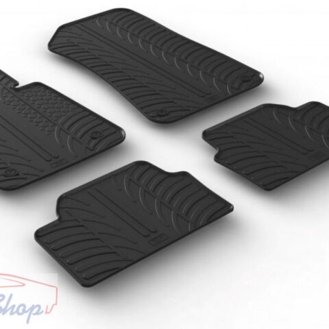 BMW E81/E82/E84 X1/E87/E88 Gledring 0356 Sport fekete gumiszőnyeg szett