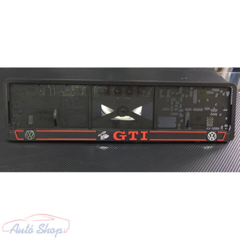 Volkswagen GTI 3D rendszámtábla tartó pár