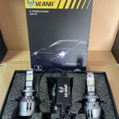 VLAND H7 Canbus LED izzó pár 6500K nagy teljesítményű