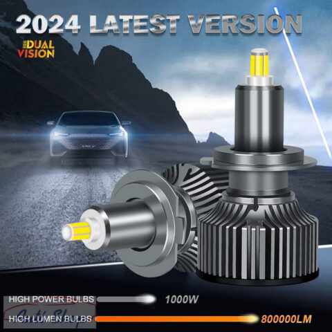H7 Canbus LED izzó pár 6500K projektor lámpákhoz 12V/24V IP56